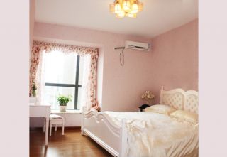 主卧室粉色墙面设计案例