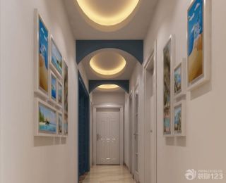 地中海风格设计走廊玄关装修效果图片
