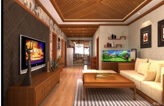 2023最新日式风格客厅样板间设计图片