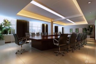 2023现代办公室装修风格大会议室设计图片