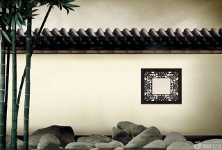 中式风格四合院别墅围墙设计图片大全2023