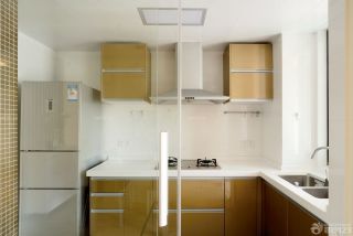 现代厨房铝扣板集成吊顶装修图片大全