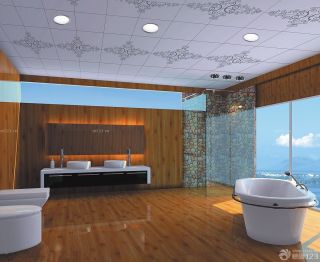 2023浴室铝扣板贴图装修效果图