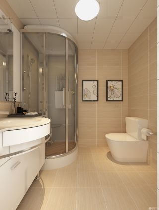最新现代风格家庭卫生间装修图片2023