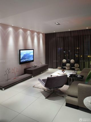 100平米房子中式风格客厅电视组合柜图片