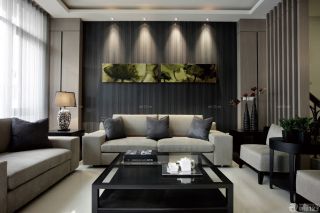 最新70平米两居室现代设计风格2023家装客厅效果图大全