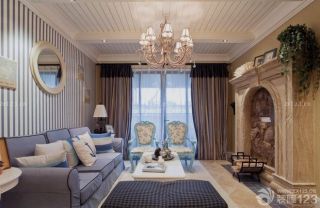 最新地中海风格家装客厅设计效果图片大全