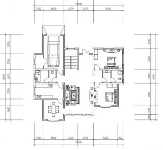 2023二层100平米独栋别墅户型图