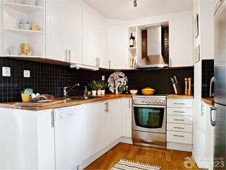 经典小户型厨房橱柜设计效果图欣赏