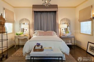 现代美式混搭风格10平米卧室装修效果图欣赏