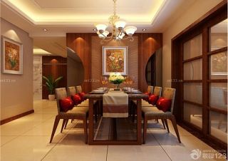 2023东南亚风格室内餐厅家具装修图