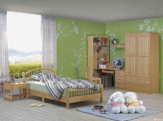 最新小空间儿童房设计美式儿童家具效果图