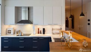北欧风格厨房组合柜装修效果图