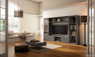 2023最新家装现代风格电视柜背景墙装修案例