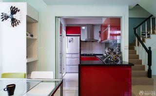 2023最新现代风格开放式厨房吧台装修效果图