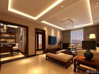 2023新中式风格家装客厅装修设计图