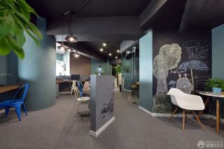 现代办公室设计会议室背景墙装修效果图欣赏2023