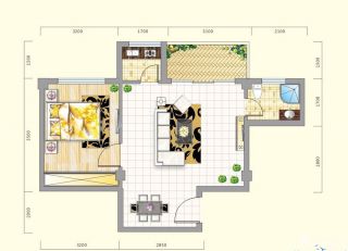 2023最新一室一厅平面图设计案例