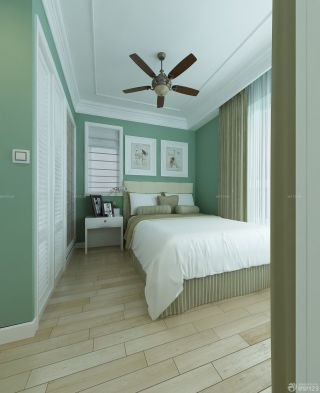 最新美式风格小户型卧室装修效果图大全2023