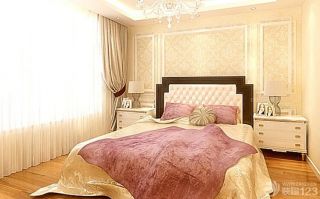 现代简欧风格家庭卧室装修效果图