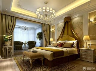 欧式风格小户型客厅卧室一体效果图欣赏