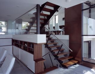 简约复式室外楼梯装修设计效果图欣赏
