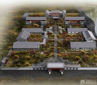 2023中国古典风格四合院设计图片