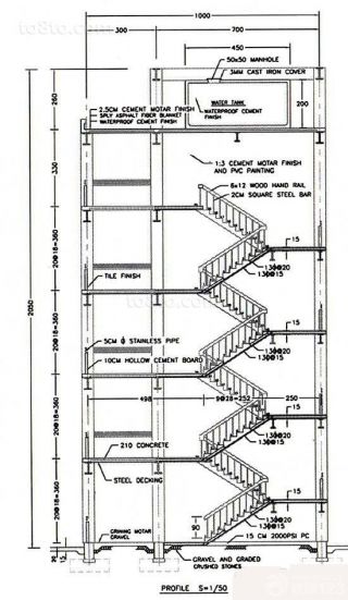 2023旋转设计楼梯平面图