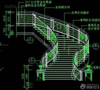 最新现代酒店楼梯平面图