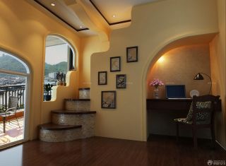 2023地中海风格室内楼梯设计图片