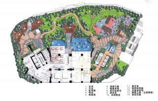 酒店公寓屋顶花园平面图欣赏2023