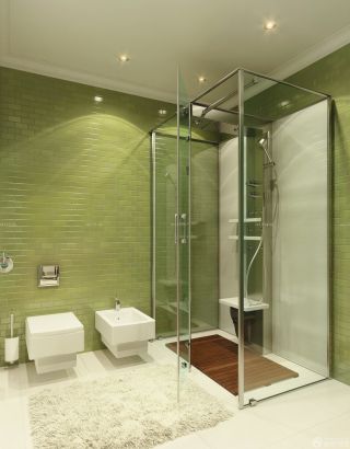 2023现代家居浴室玻璃门装修效果图