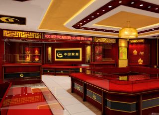 2023最新中国黄金珠宝柜台设计图片