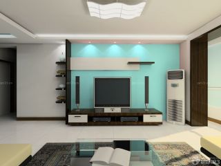 现代风格小户型客厅吸顶灯设计效果图片