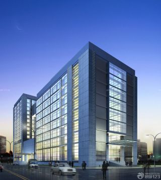 2023现代风格办公楼外观设计图