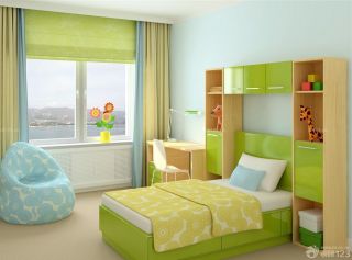 现代风格小户型儿童房间布置效果图片