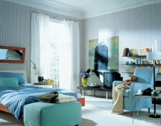 地中海风格家庭室内置物凳装修图片