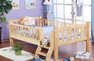 2023小户型儿童房实木床设计图片
