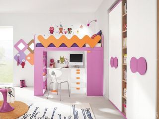 现代儿童房家具儿童床造型设计图片大全