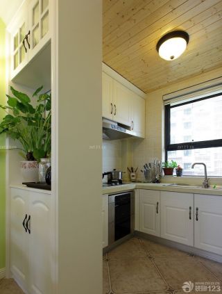 92平米房屋开放式厨房隔断设计图