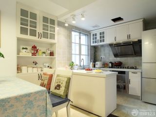 2023小户型住宅开放式厨房隔断设计效果图片