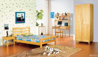 可爱儿童房间原木色家具设计图片大全