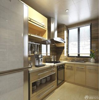 欧式风格厨房铝板吊顶装修效果图片