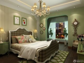 混搭风格简单一室一厅卧室装修设计图片欣赏