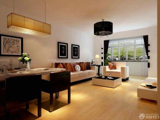 2023现代简约家装小户型客厅沙发摆放设计效果图