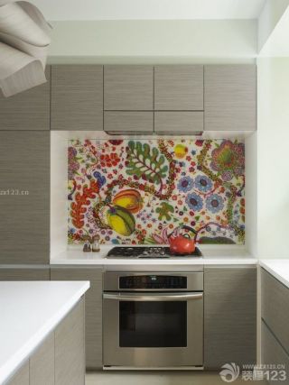 厨房瓷砖壁画装修设计效果图欣赏