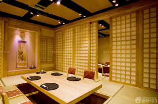 日式餐厅室内装修设计图