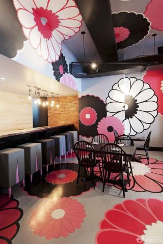 日式餐厅吧台设计效果图片大全