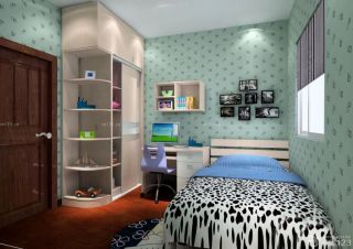 最新小户型儿童房设计儿童床图片欣赏