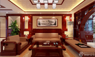 2023新中式风格客厅沙发摆放图片